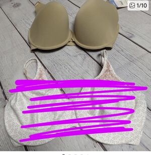 36DDD Lot.  Beige secret treasure lightly padded.  922